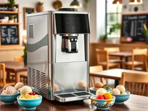 Profesjonalne maszyny do lodów dla lodziarni i kawiarni